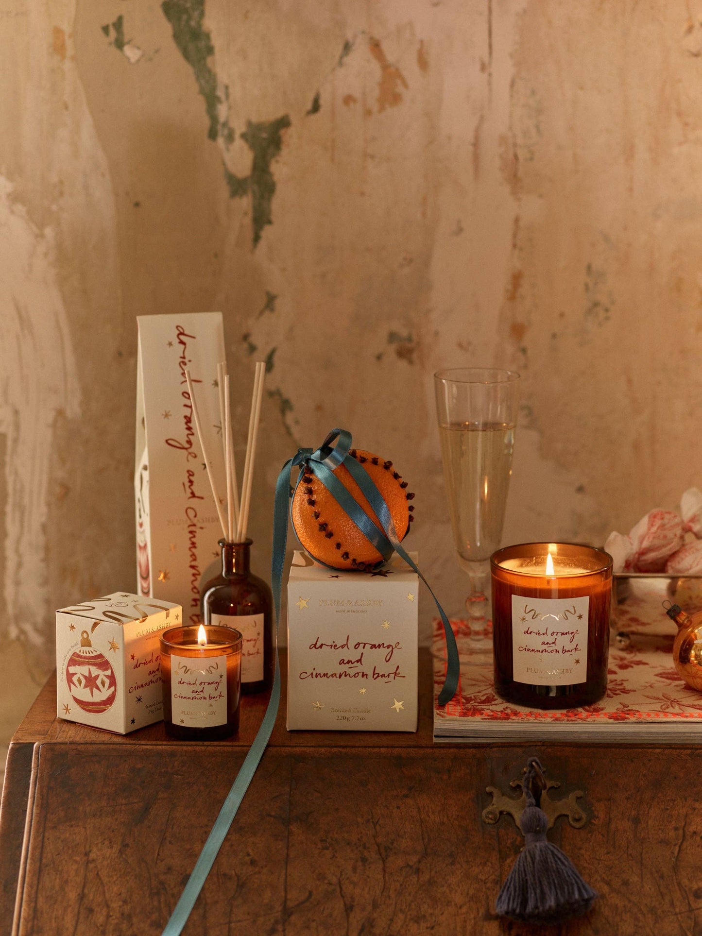Dried Orange & Cinnamon Bark Votive 75g - THE BRISTOL ARTISAN