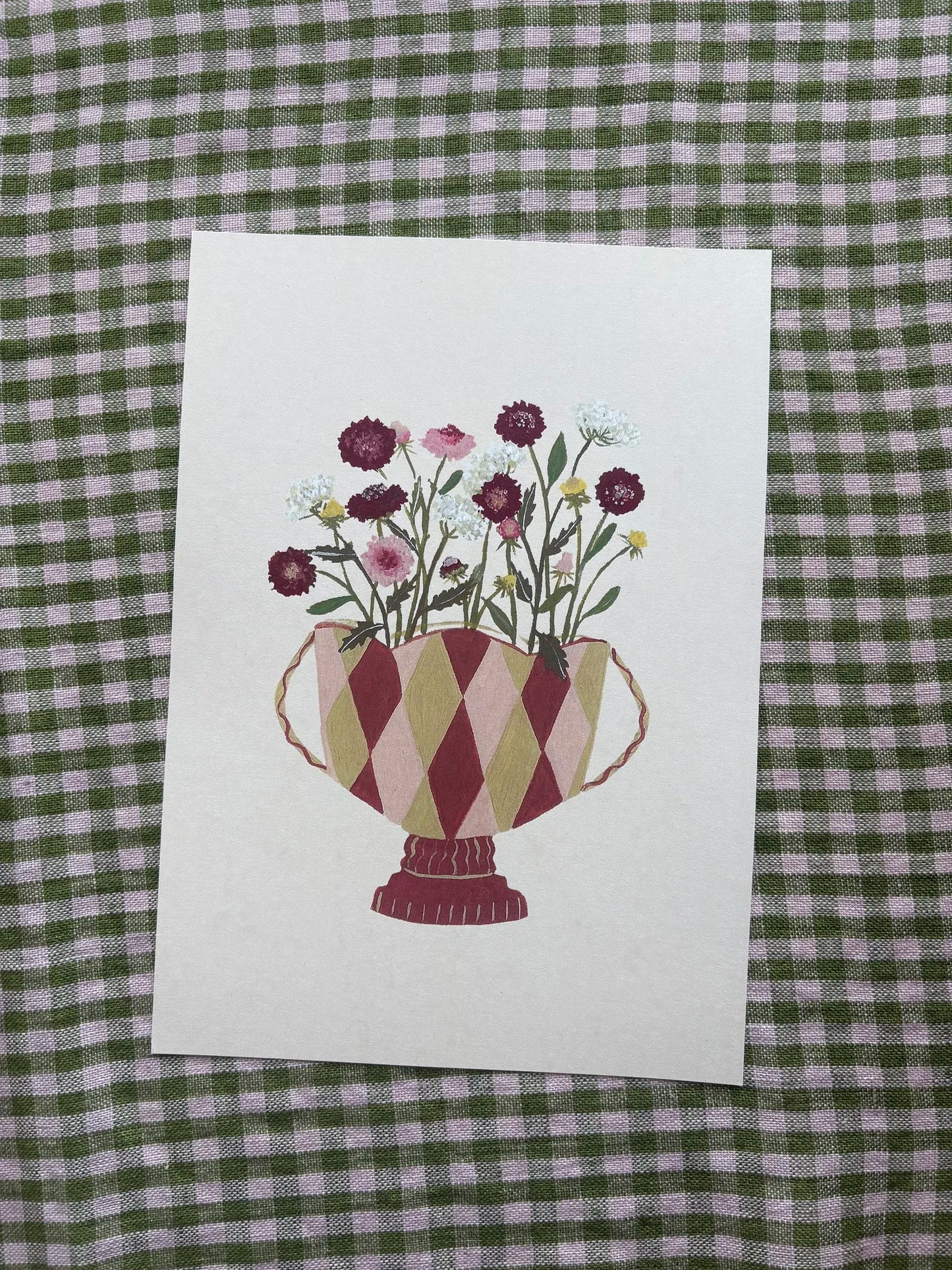 A5 Print - Scabiosa - THE BRISTOL ARTISAN