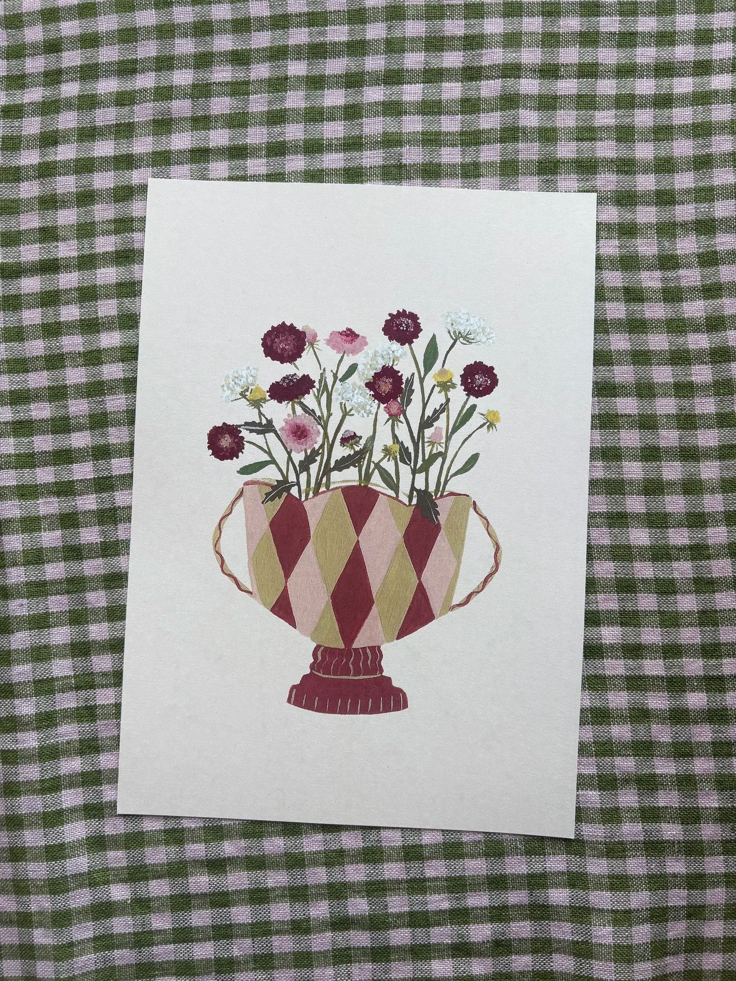 A5 Print - Scabiosa - THE BRISTOL ARTISAN