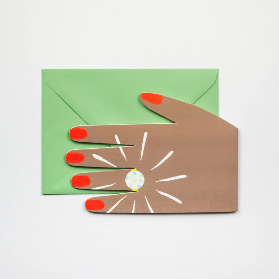 Diamond Ring Engagement Card - THE BRISTOL ARTISAN