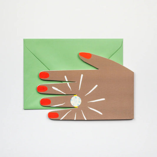 Diamond Ring Engagement Card - THE BRISTOL ARTISAN