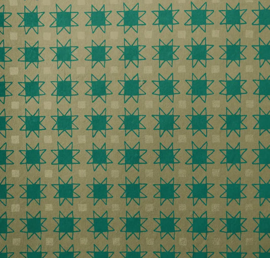 Festive Quilt Screen printed Christmas Gift Wrap - THE BRISTOL ARTISAN