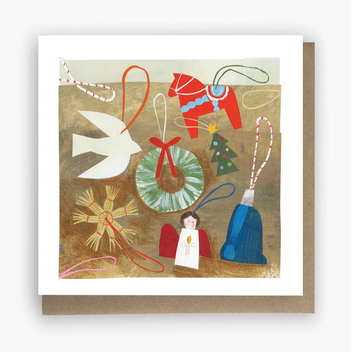 Festive Decorations Card by Clover Robin - THE BRISTOL ARTISAN