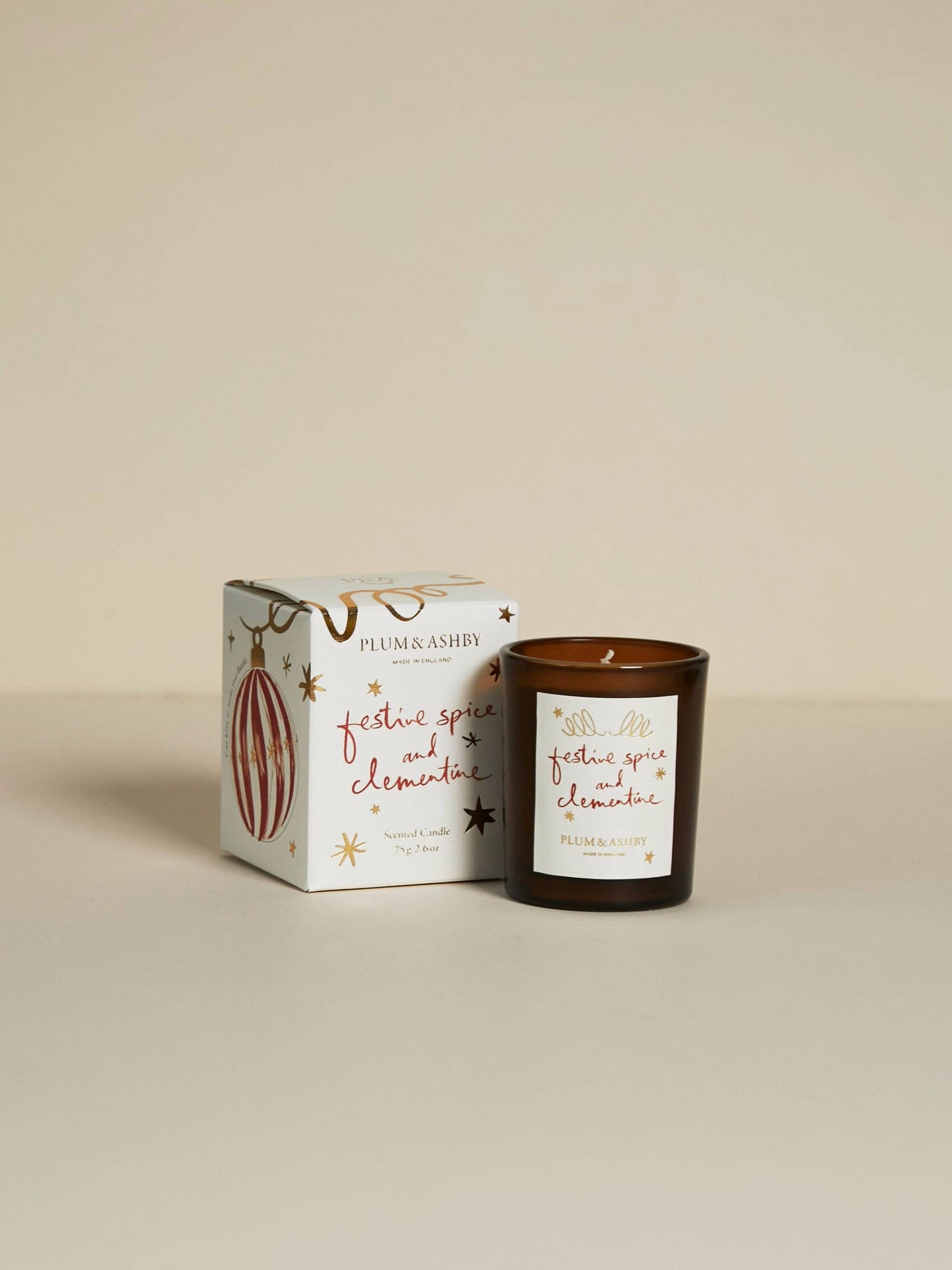 Festive Spice & Clementine Votive 75g - THE BRISTOL ARTISAN