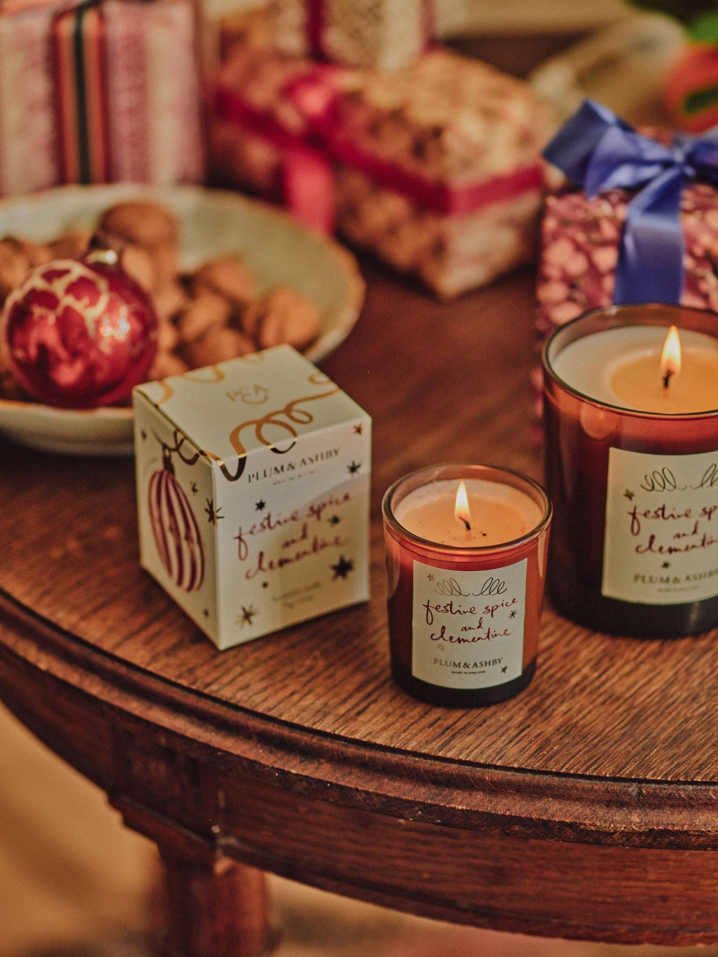 Festive Spice & Clementine Votive 75g - THE BRISTOL ARTISAN