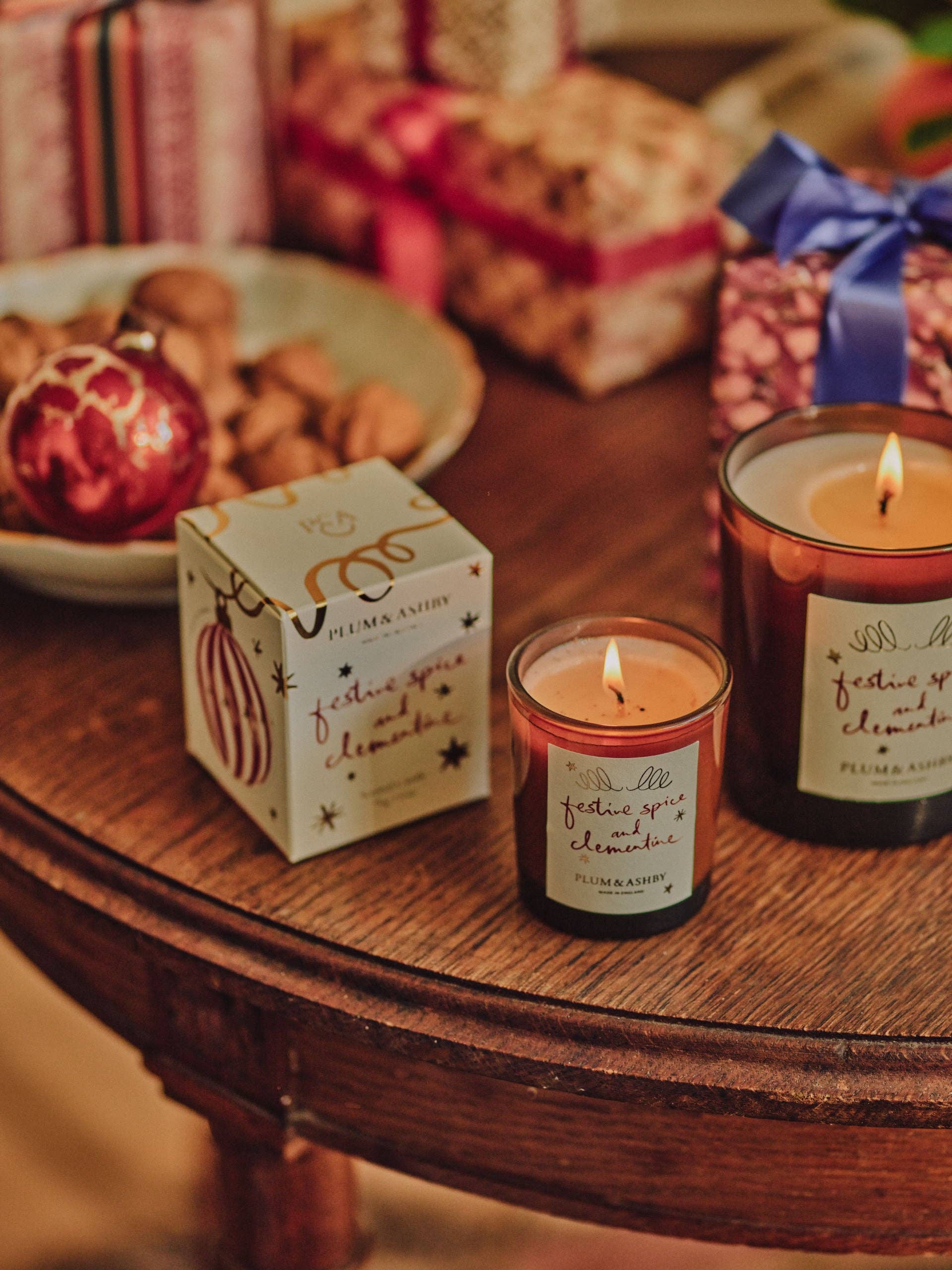 Festive Spice & Clementine Votive 75g - THE BRISTOL ARTISAN