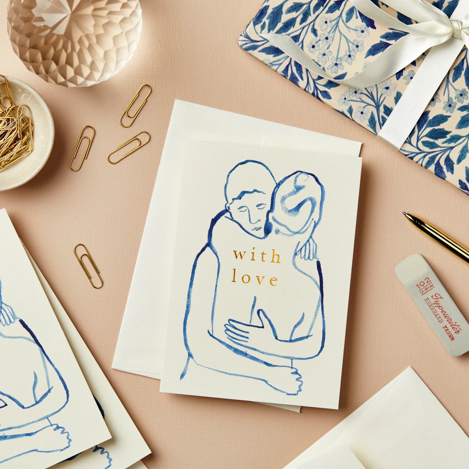 Figures ‘With Love’ Card - THE BRISTOL ARTISAN