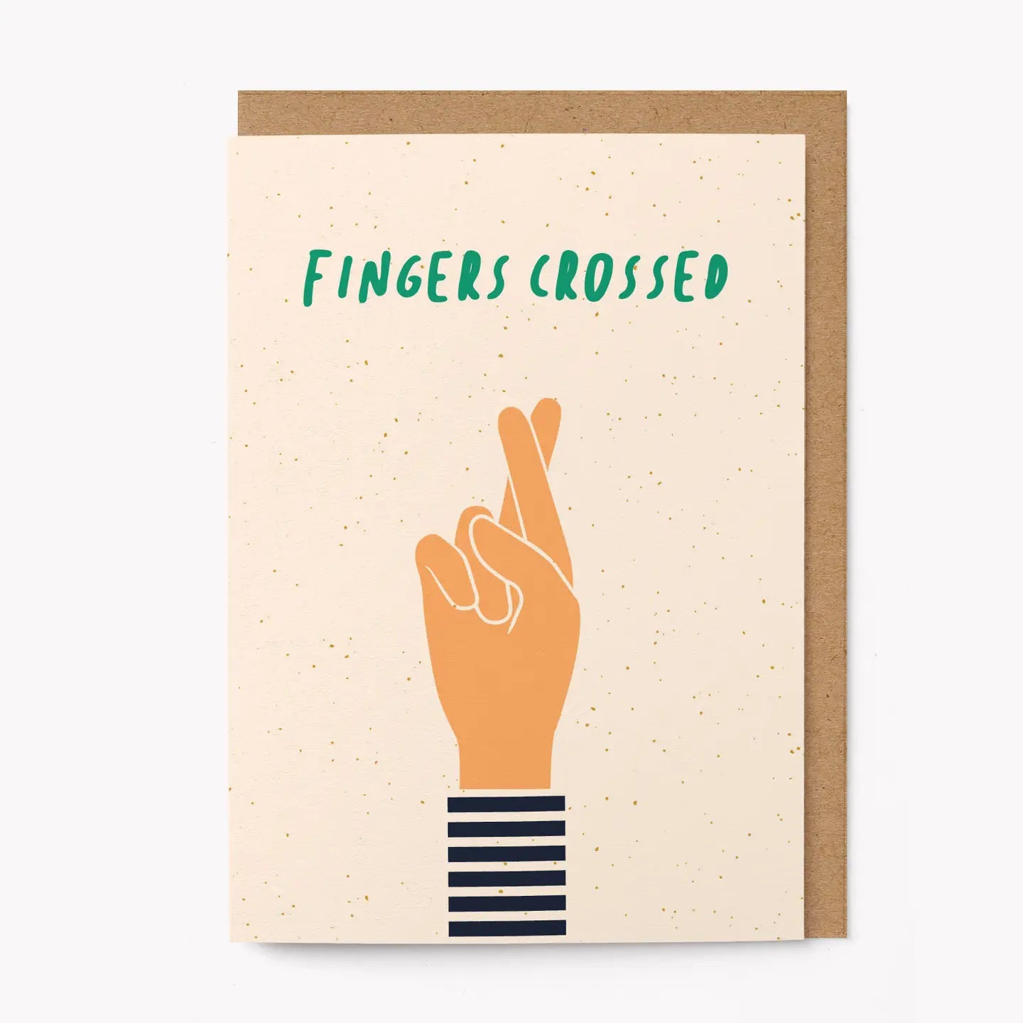 Fingers Crossed, Good Luck Greetings Card - THE BRISTOL ARTISAN