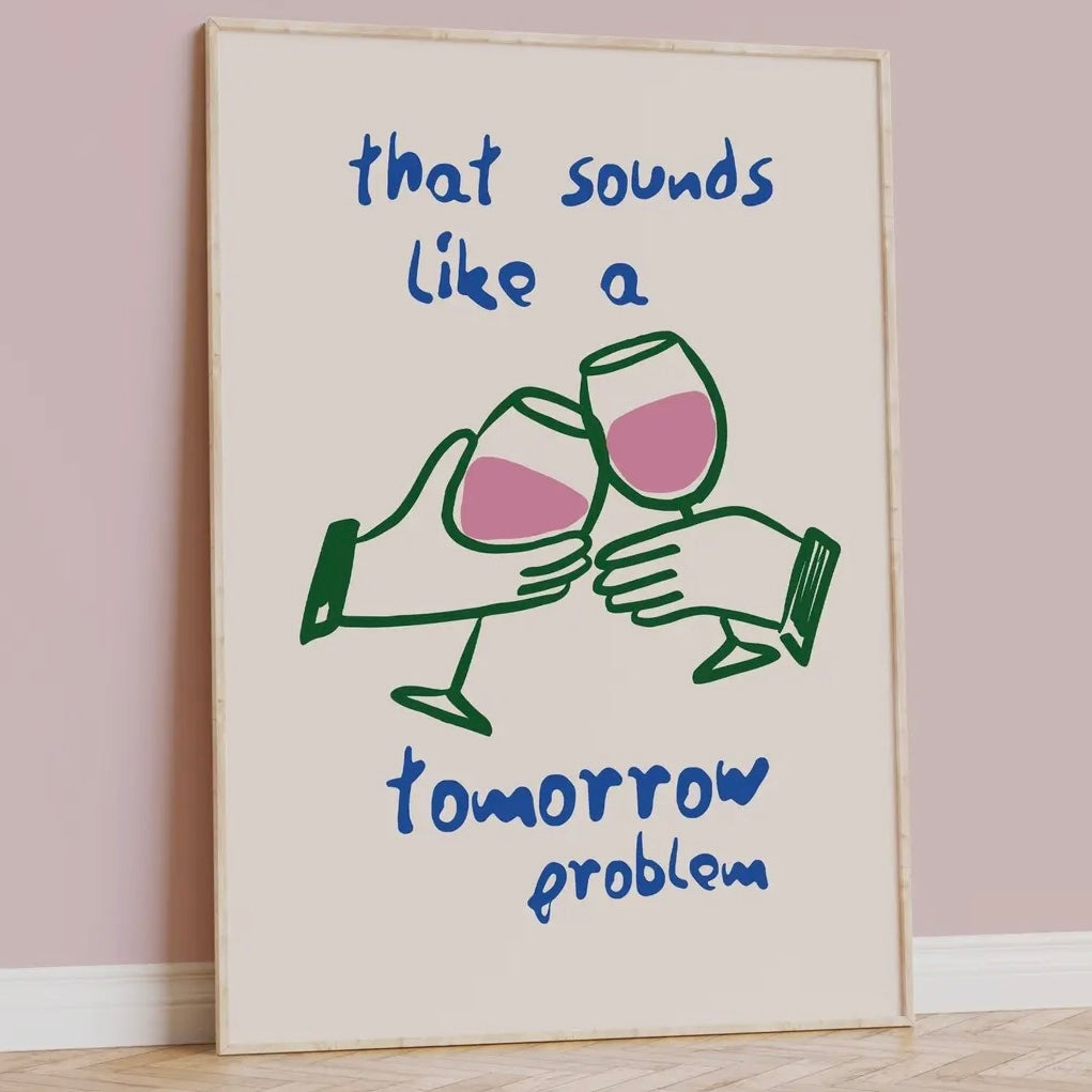 Tomorrow’s Problem A3 Print - THE BRISTOL ARTISAN