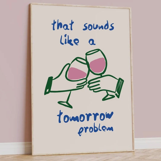 Tomorrow’s Problem A3 Print - THE BRISTOL ARTISAN