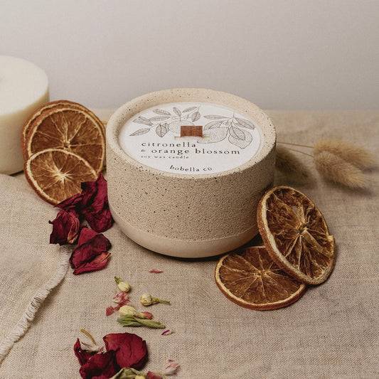 Citronella and Orange Blossom Candle