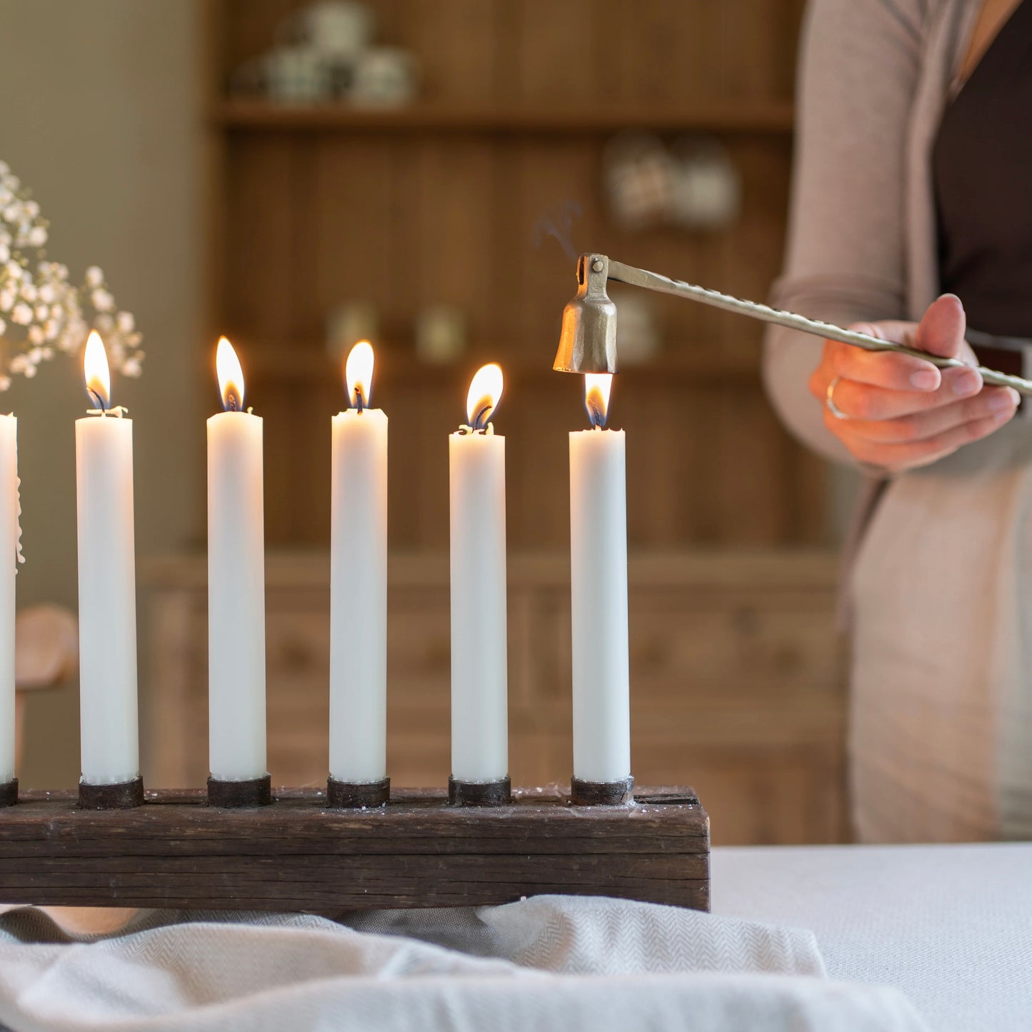 Forged Brass Candle Snuffer - THE BRISTOL ARTISAN