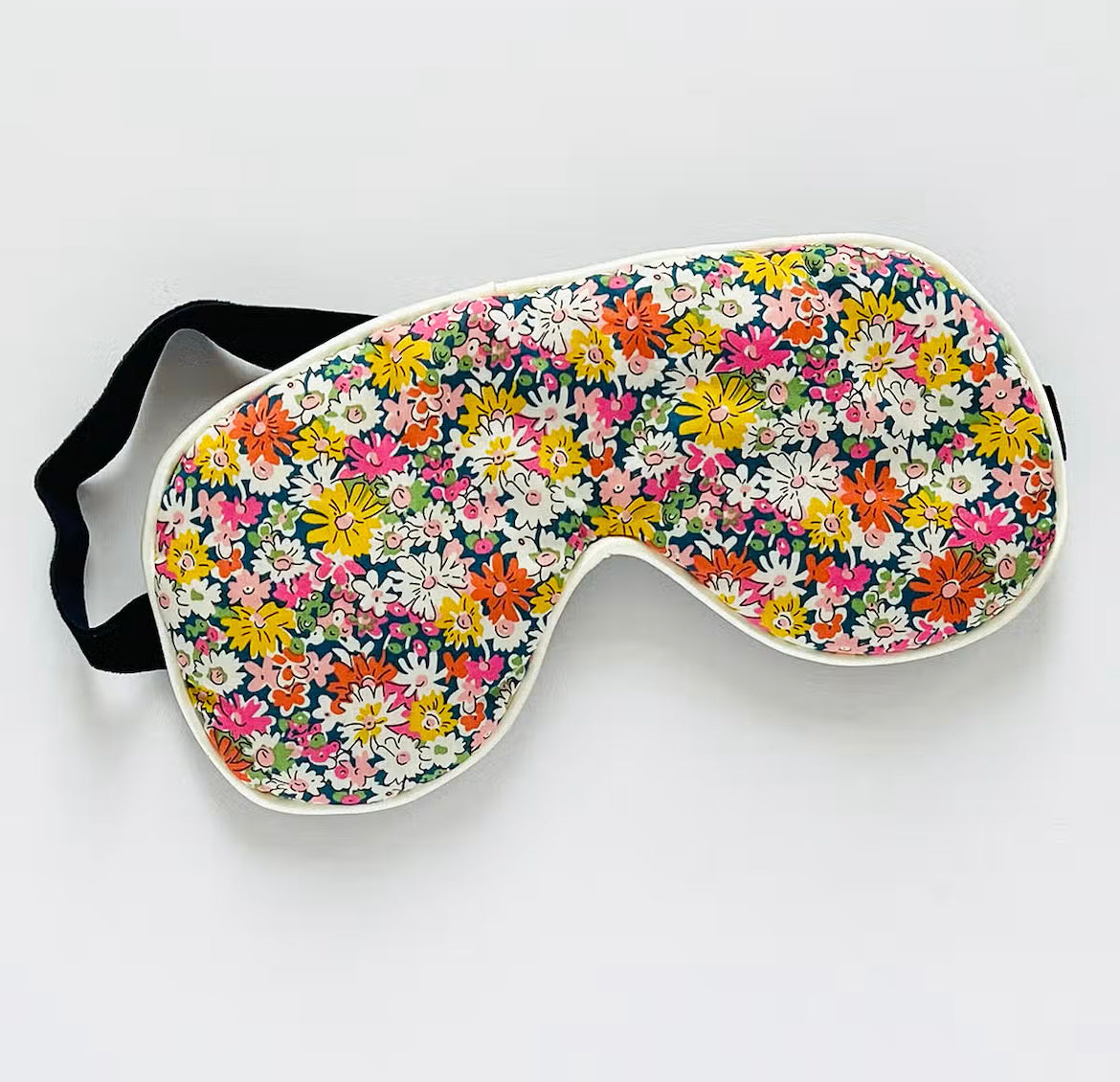 Liberty Lavender Eyemask - Libby Yellow - The Bristol Artisan Handmade Sustainable Gifts and Homewares.