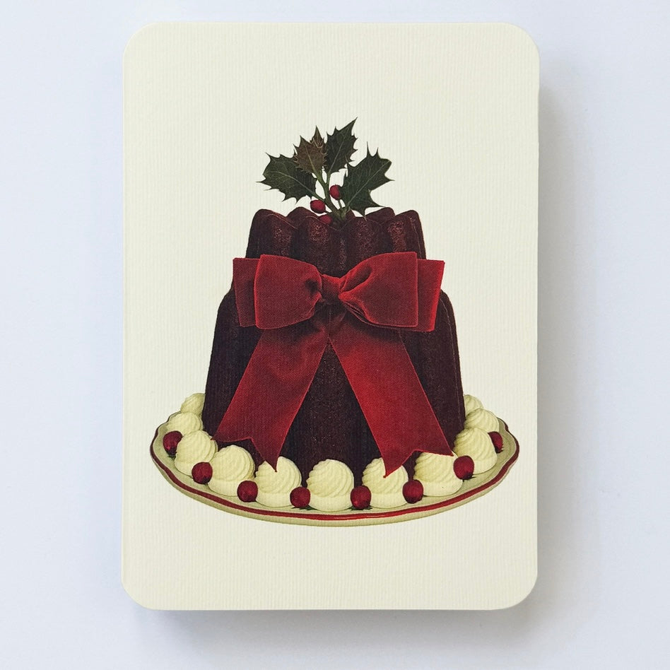 Christmas Plum Pudding Card