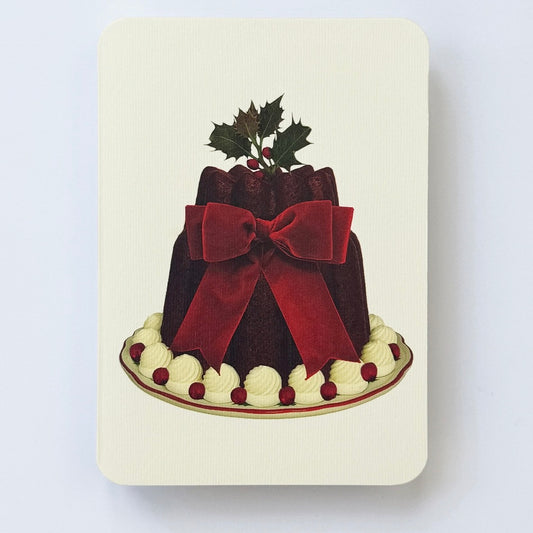 Christmas Plum Pudding Card