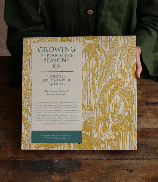Growing Through the Seasons 2024 Calendar - The Bristol Artisan Handmade Sustainable Gifts and Homewares.
