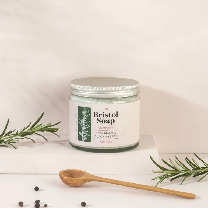 Rosemary and Black Pepper Salt Soak
