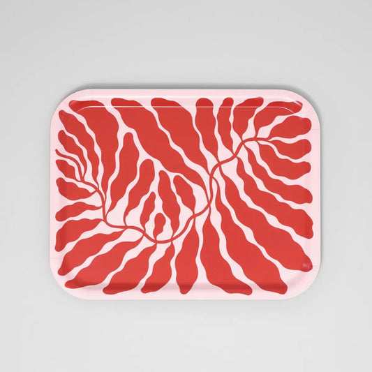 Red Leaves birch serving tray - THE BRISTOL ARTISAN