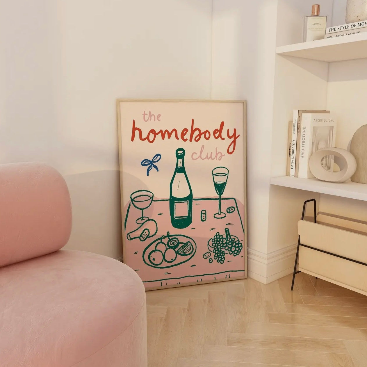 Homebody Club A3 Print - THE BRISTOL ARTISAN