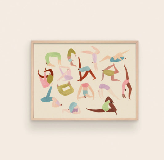 Yoga Ladies A3 Print - THE BRISTOL ARTISAN