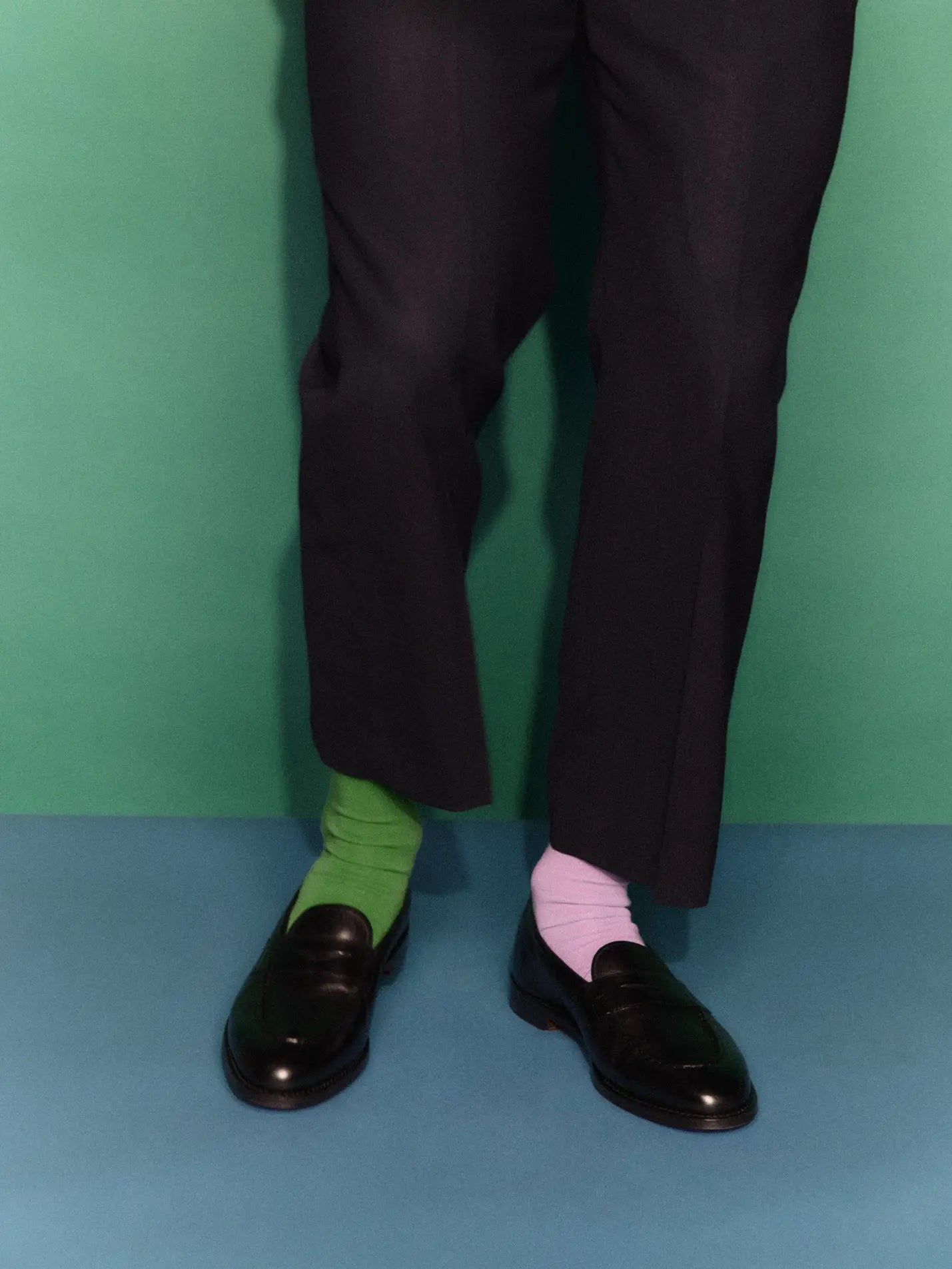 Grass Green Merino Socks - THE BRISTOL ARTISAN