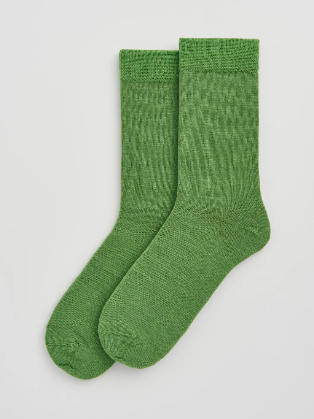 Grass Green Merino Socks - THE BRISTOL ARTISAN