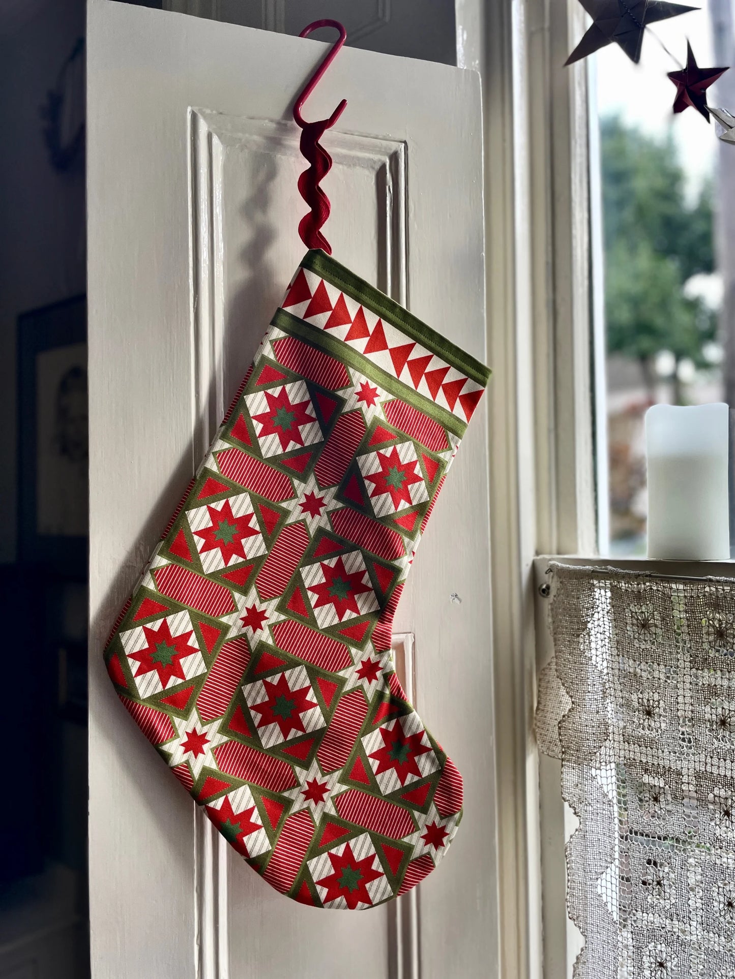 Gretel Quilt design Christmas Stocking - THE BRISTOL ARTISAN