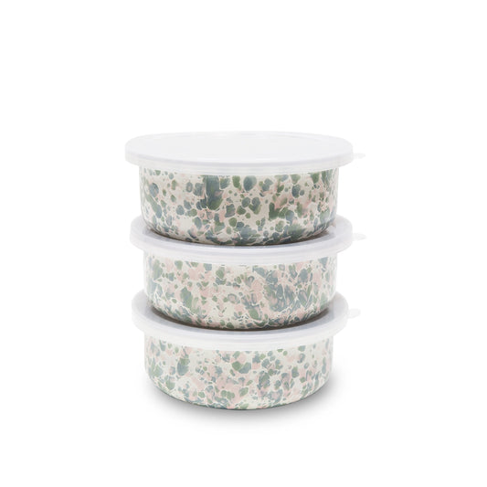 Catalina Splatter Enamel Storage Box - THE BRISTOL ARTISAN