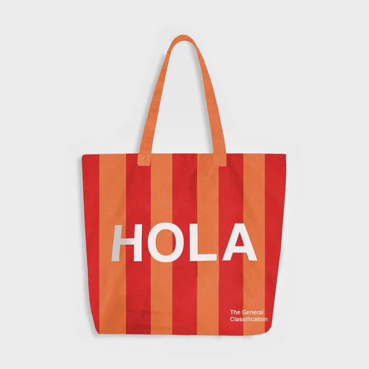 Hola Stripe Tote Bag Orange - THE BRISTOL ARTISAN