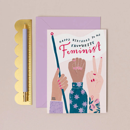 Favourite Feminist Card - THE BRISTOL ARTISAN