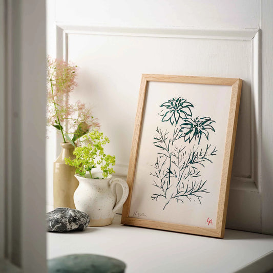 Nigela A4 Art Print - THE BRISTOL ARTISAN
