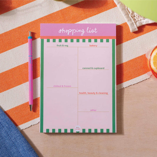 Shopping List A5 Pad - THE BRISTOL ARTISAN