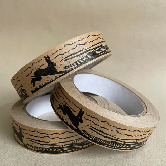 Kraft Paper Tape - Running Hare - THE BRISTOL ARTISAN