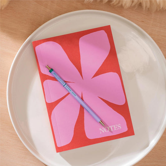 A5 ‘Les Fleur’ Lined Lay Flat Notebook - THE BRISTOL ARTISAN