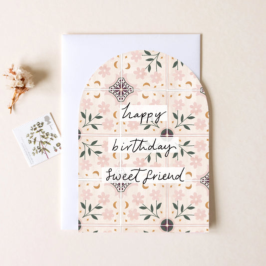 ‘Happy Birthday Sweet Friend’ Card