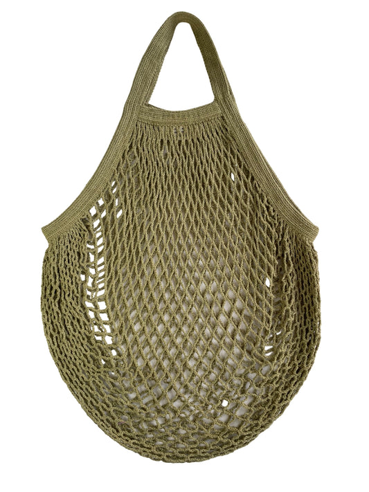 Sage Short Handled String Bag