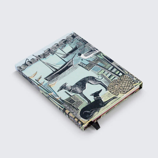 Harbour Whippets- Hardback Foiled Notebook - THE BRISTOL ARTISAN