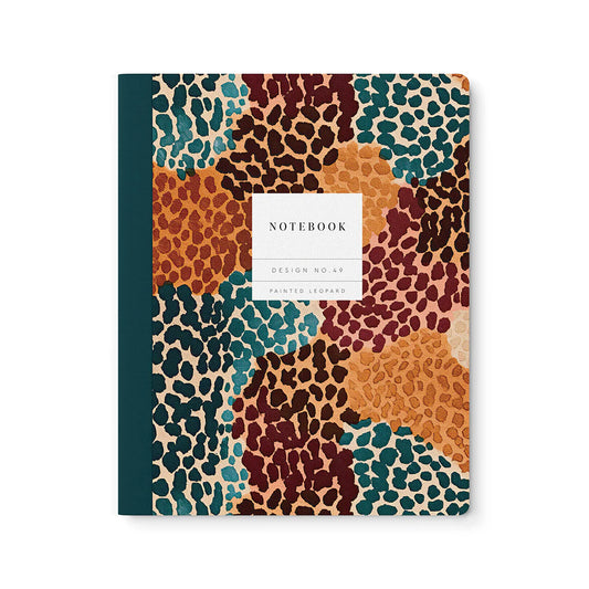 Painted Leopard Kaleido Exercise Book - THE BRISTOL ARTISAN