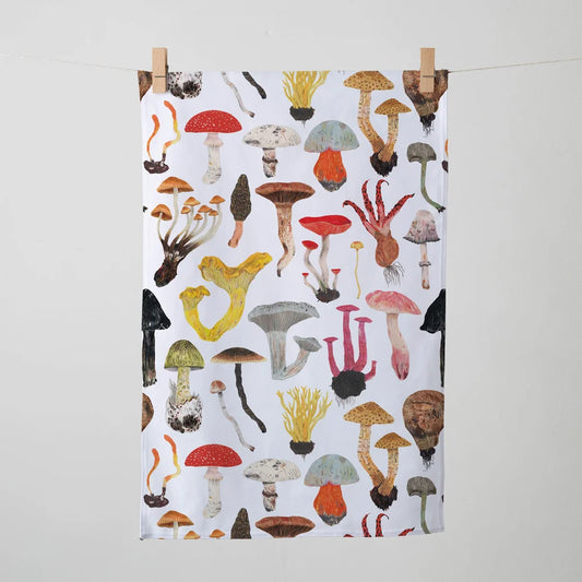 Mushroom and Toadstool Tea Towel - THE BRISTOL ARTISAN