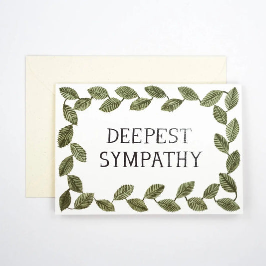 Deepest Sympathy card - THE BRISTOL ARTISAN