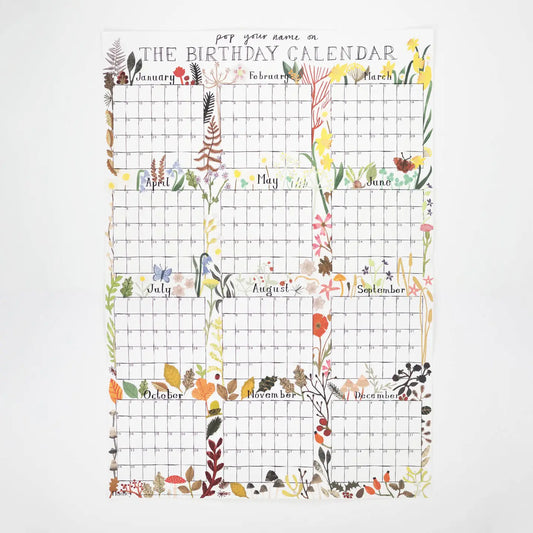 Birthday Calendar - THE BRISTOL ARTISAN
