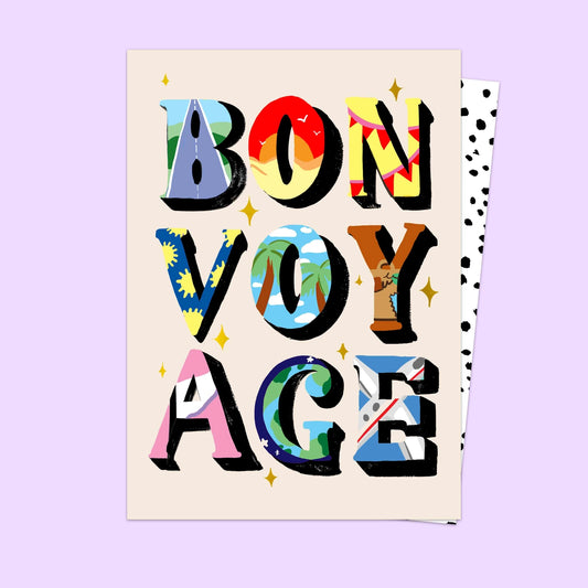 Bon Voyage Travel Card - THE BRISTOL ARTISAN