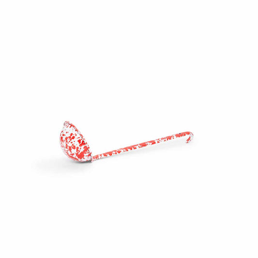 Red Splatter Enamel Ladle