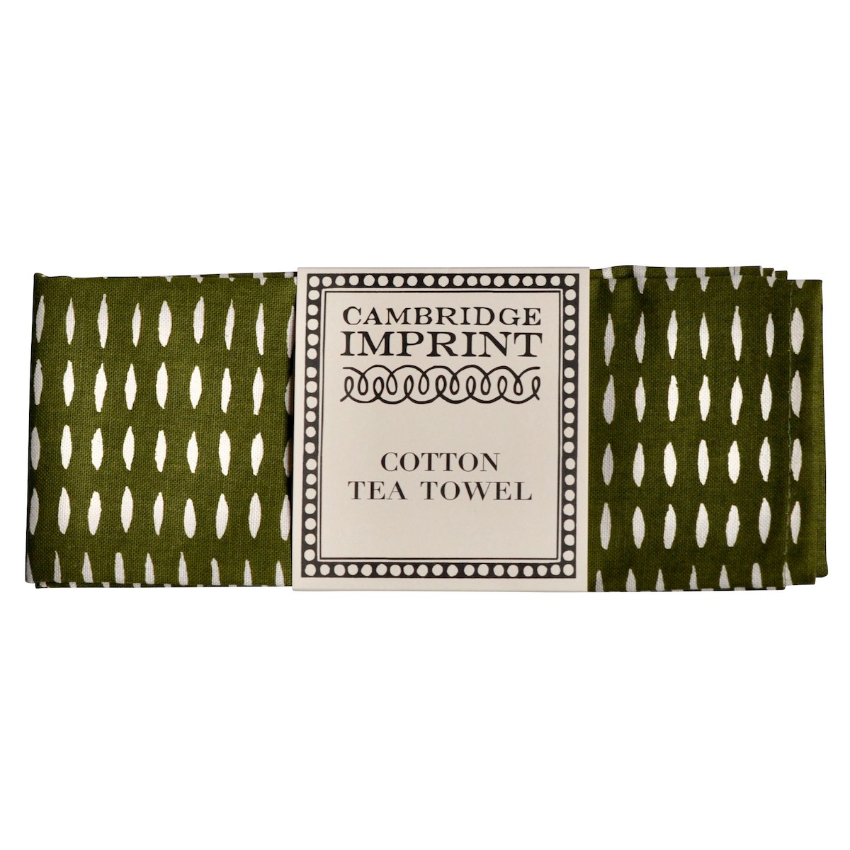 Cotton Tea Towel - Olive - THE BRISTOL ARTISAN