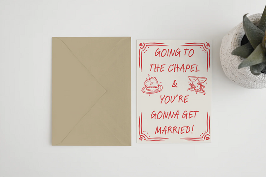 Going to the Chapel Card - THE BRISTOL ARTISAN