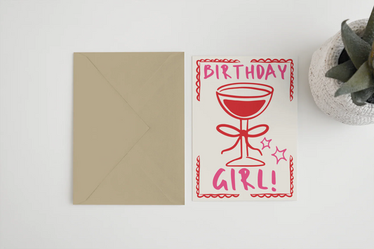 Birthday Girl Card - THE BRISTOL ARTISAN