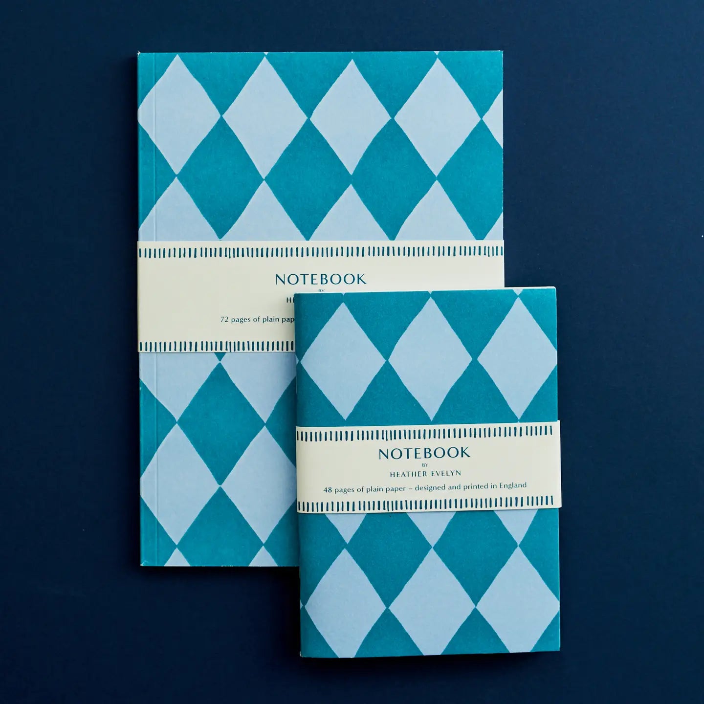 A5 Blue Diamond Notebook - THE BRISTOL ARTISAN