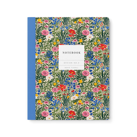 Boho Floral Exercise Book - THE BRISTOL ARTISAN
