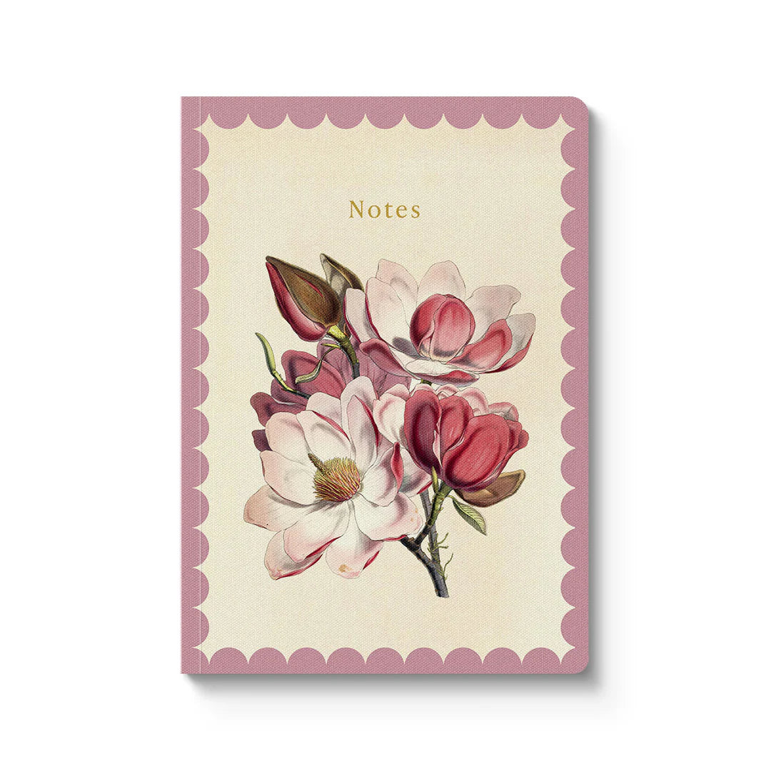Magnolia Paperback Bound A5 Notebook - THE BRISTOL ARTISAN