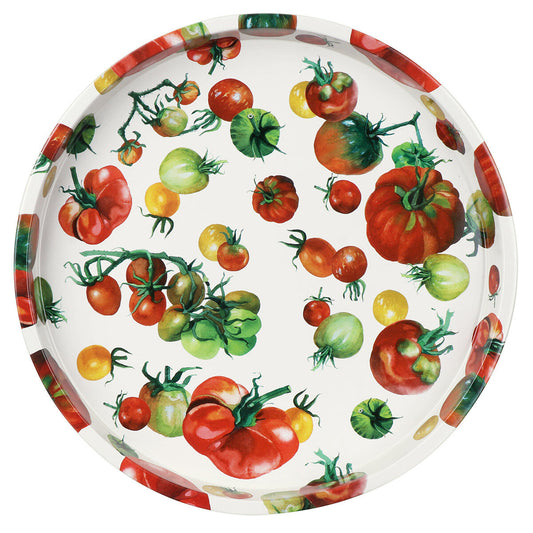 Tomatoes Round Tin Tray - THE BRISTOL ARTISAN